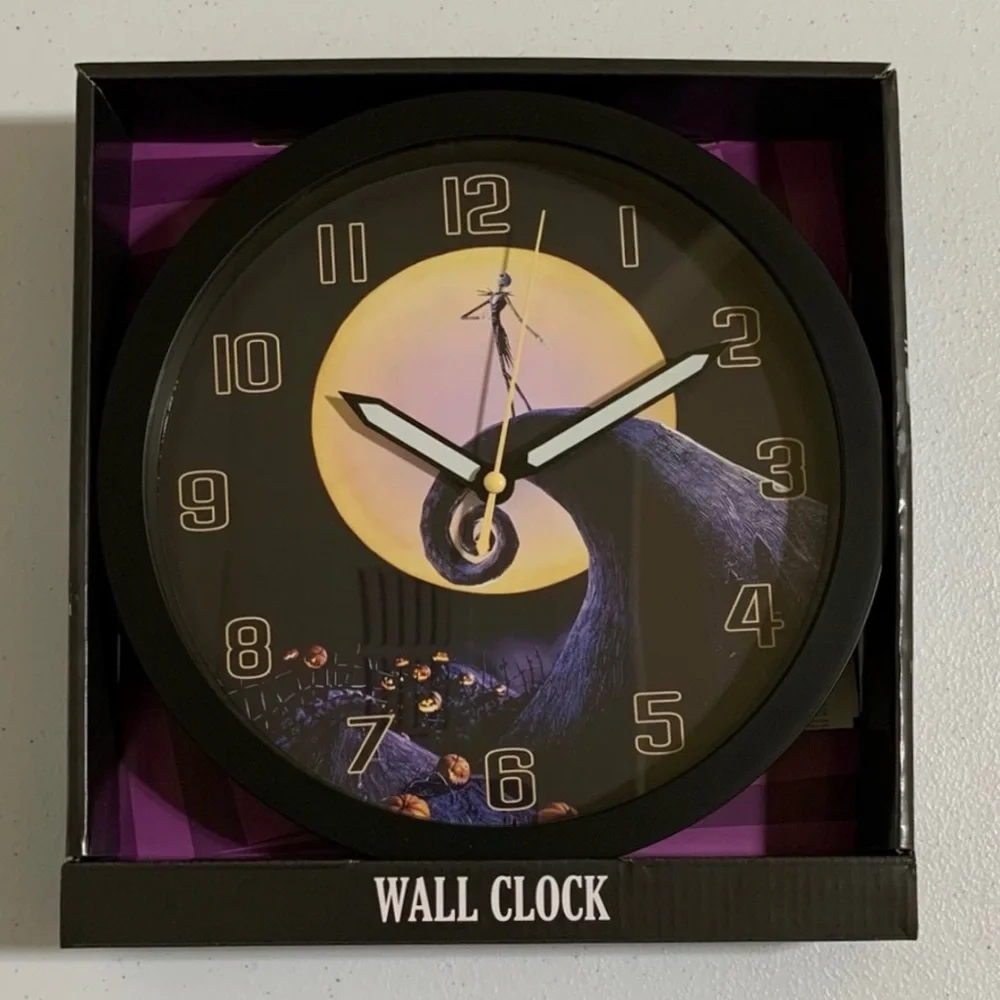 Disney's The Nightmare Before Christmas Analog Wall Clock-New in Box